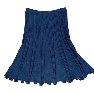 Optimum Style New Zealand Extra Fine Merino Wool Skirt Womens Size Medium M EUC